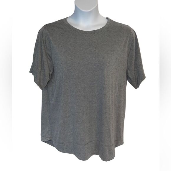 Casual Tshirt with unique banded hem size 2XL - Picture 1 of 12